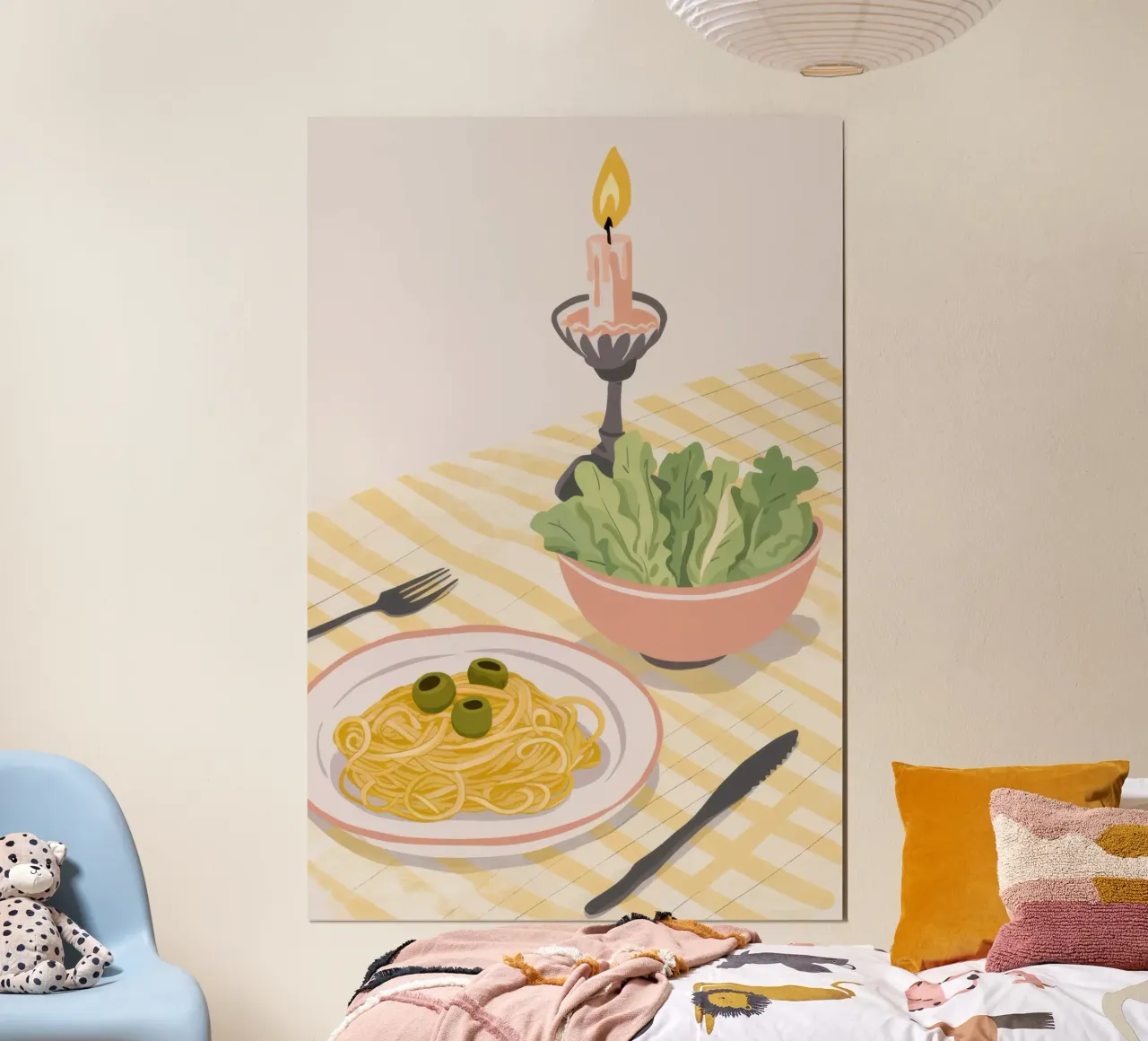 Pasta Serenity a lume di candela poster da Scaller Stars