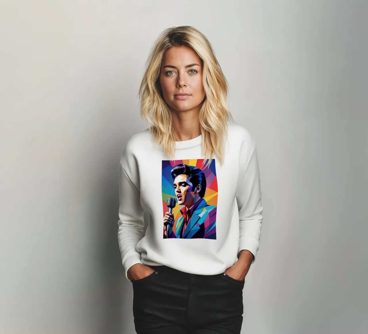Elvis vocalizzante wpap felpa da BONANZA