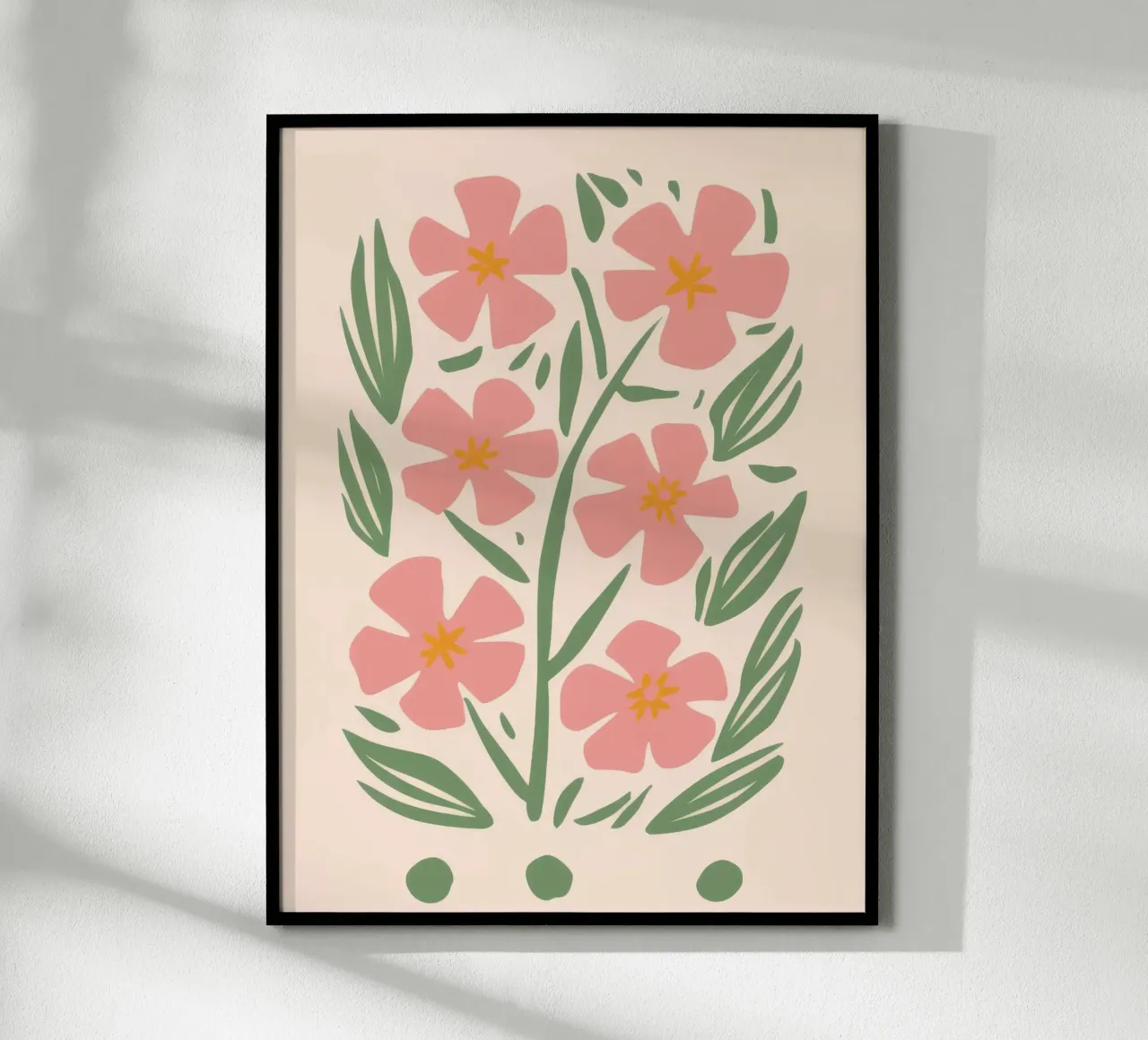 Eleganti botaniche rosa poster da Nova Glaze