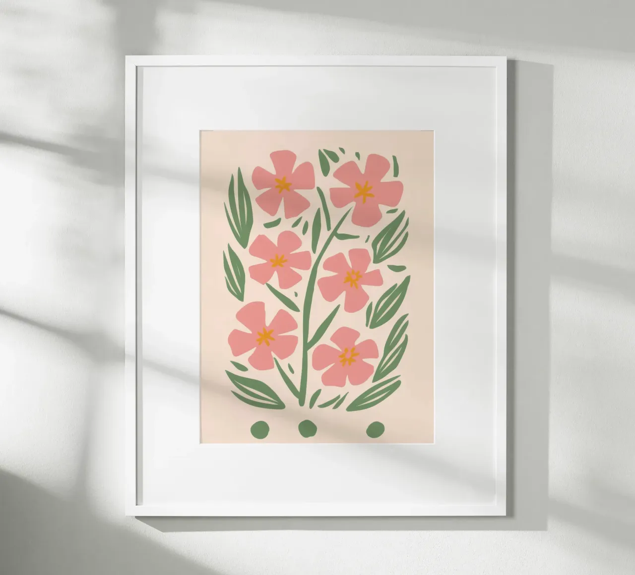 Eleganti botaniche rosa poster da Nova Glaze