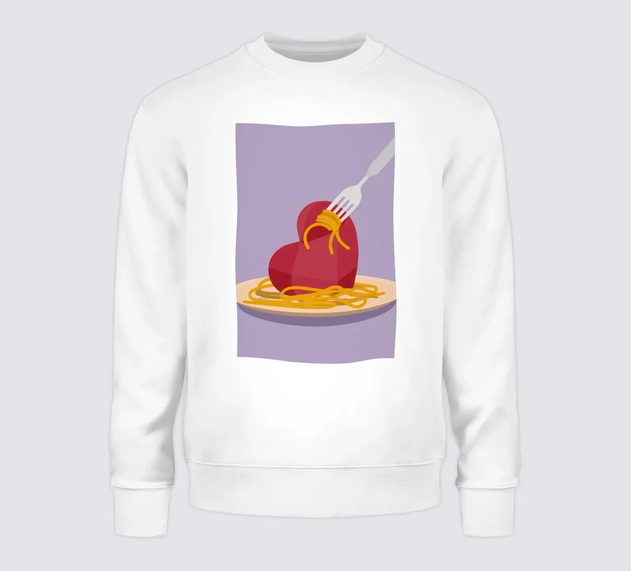 Heart Of Spaghetti felpa da Nova Glaze