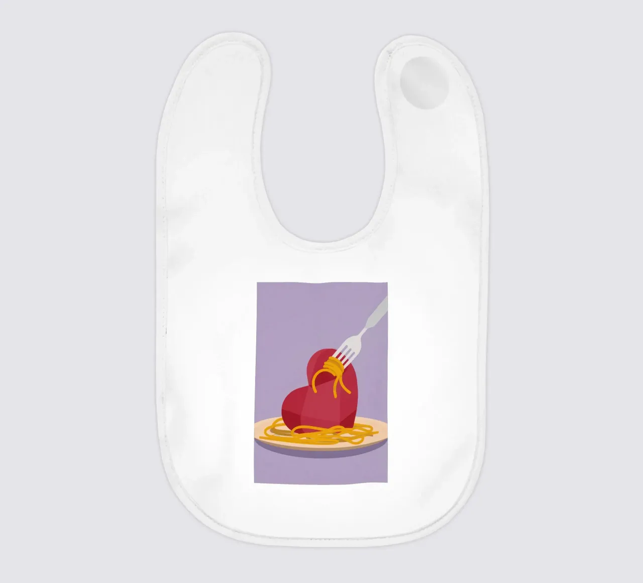 Heart Of Spaghetti bavaglino da Nova Glaze