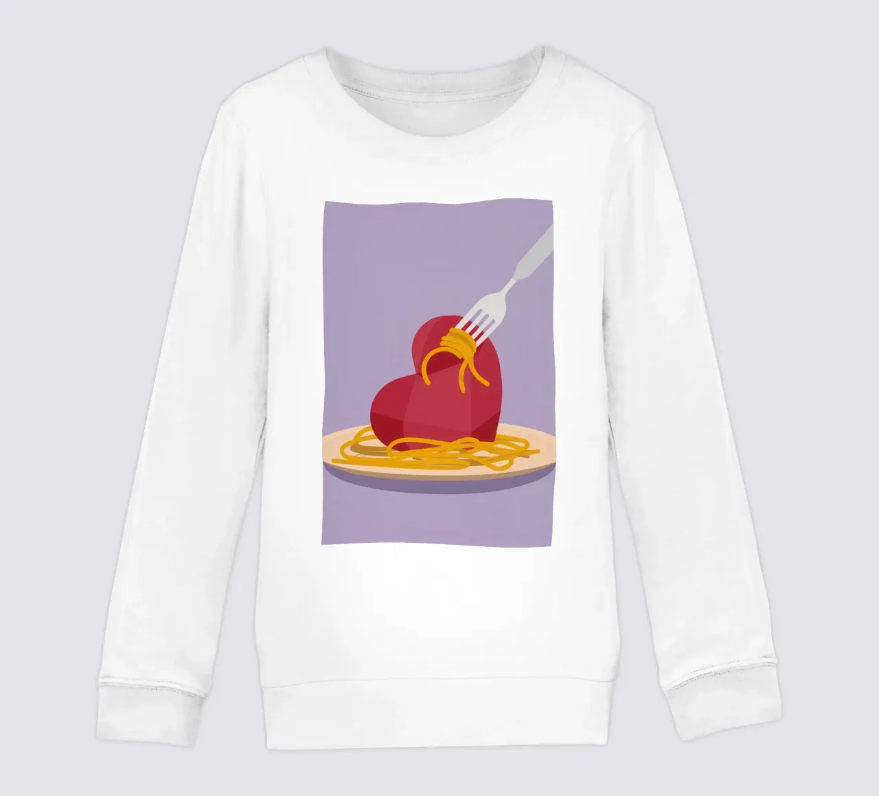 Heart Of Spaghetti felpa bambino da Nova Glaze