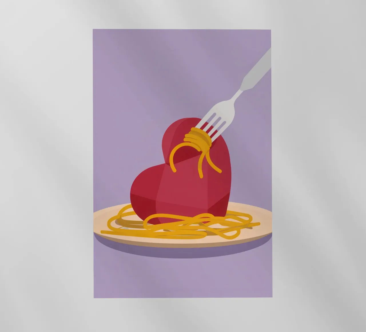 Heart Of Spaghetti pellicola backlit da Nova Glaze