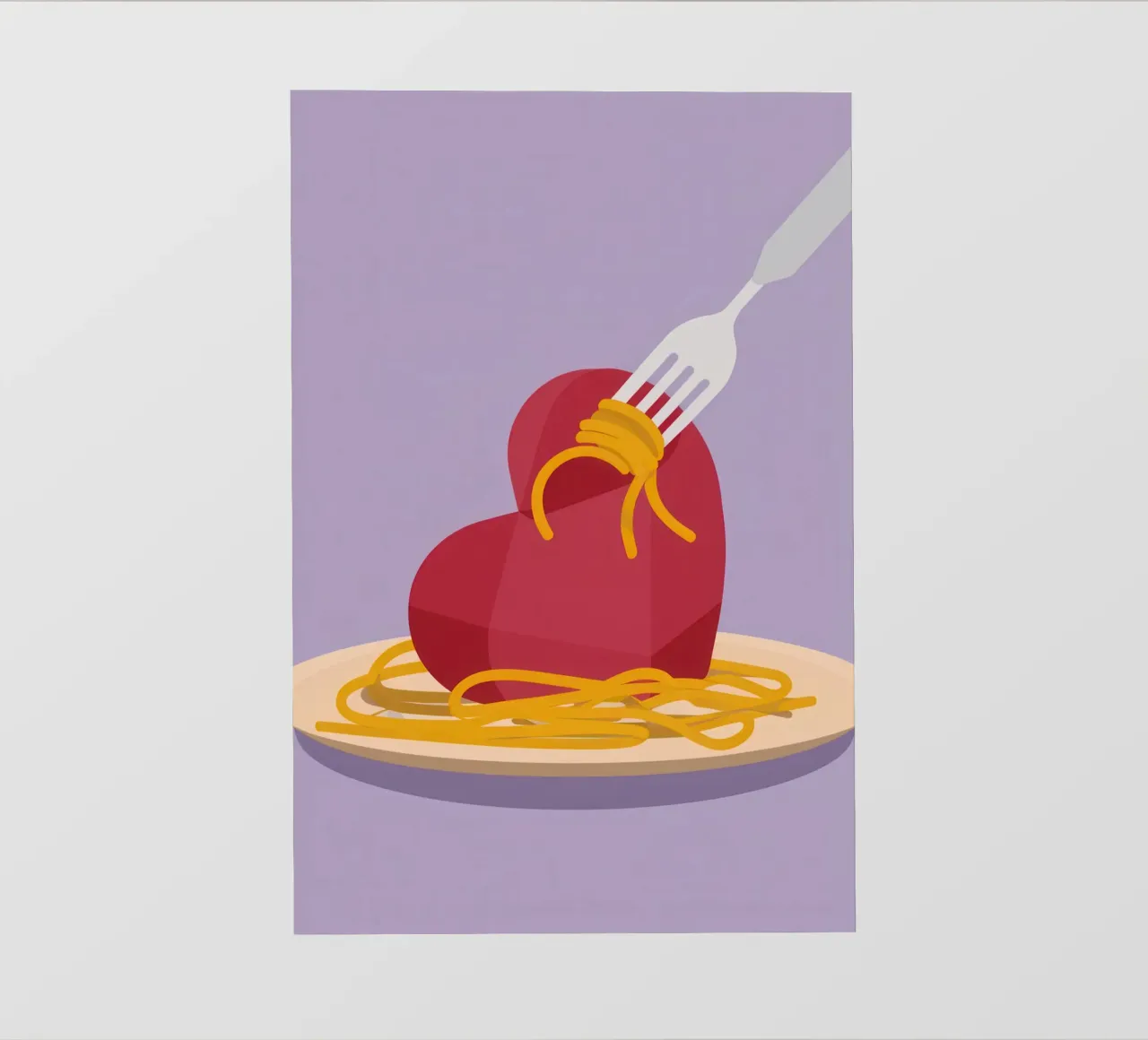 Heart Of Spaghetti pellicola backlit da Nova Glaze