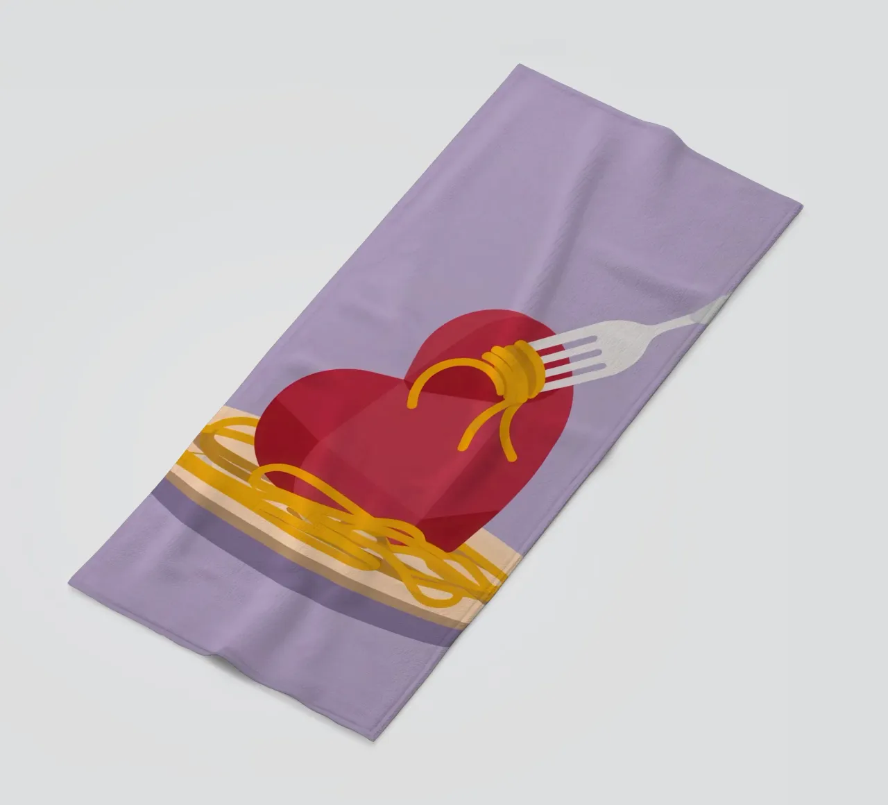 Heart Of Spaghetti telo mare da Nova Glaze
