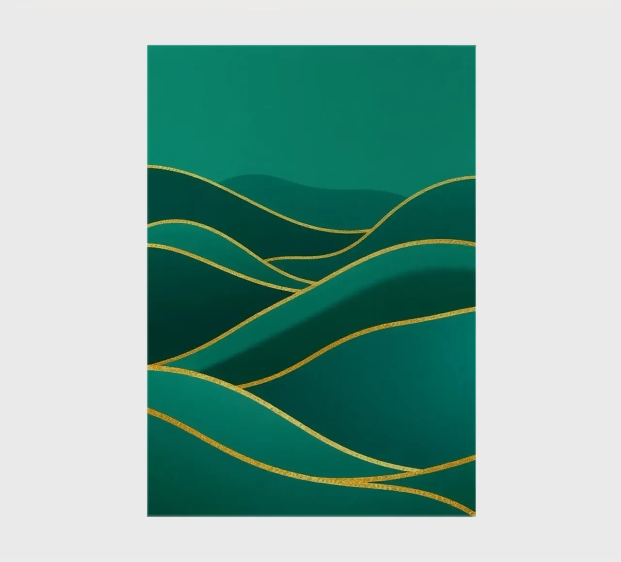 A Verdant Journey Through Rolling Hills: notebook by Artistic-shop