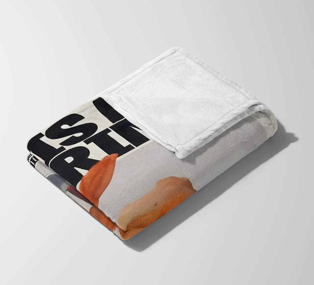 "THIS NOT A SHRIMP" coperta in pile da Type & Tape