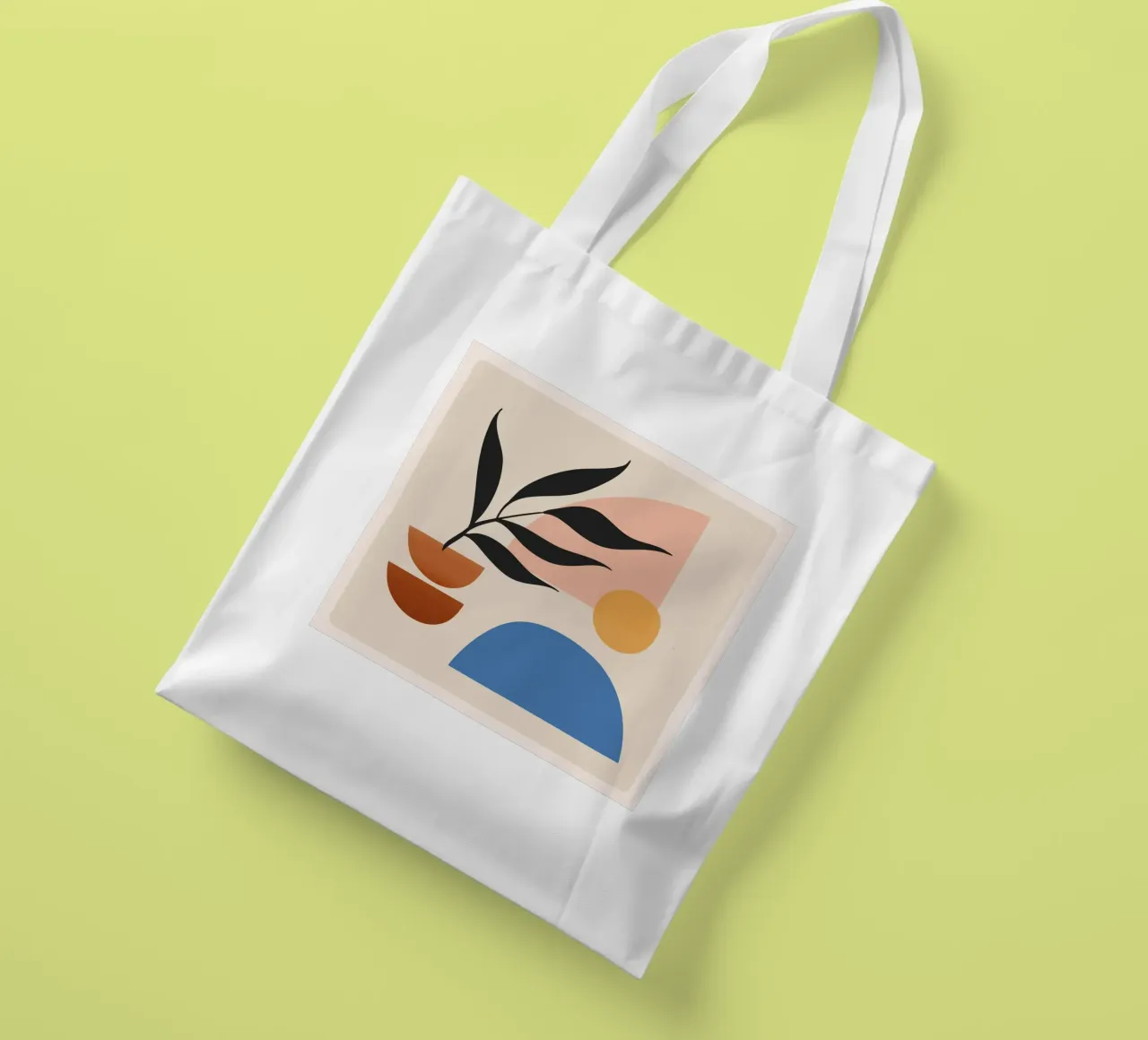Abstrakte Minimalformen 55 Jutebeutel von ThingDesign