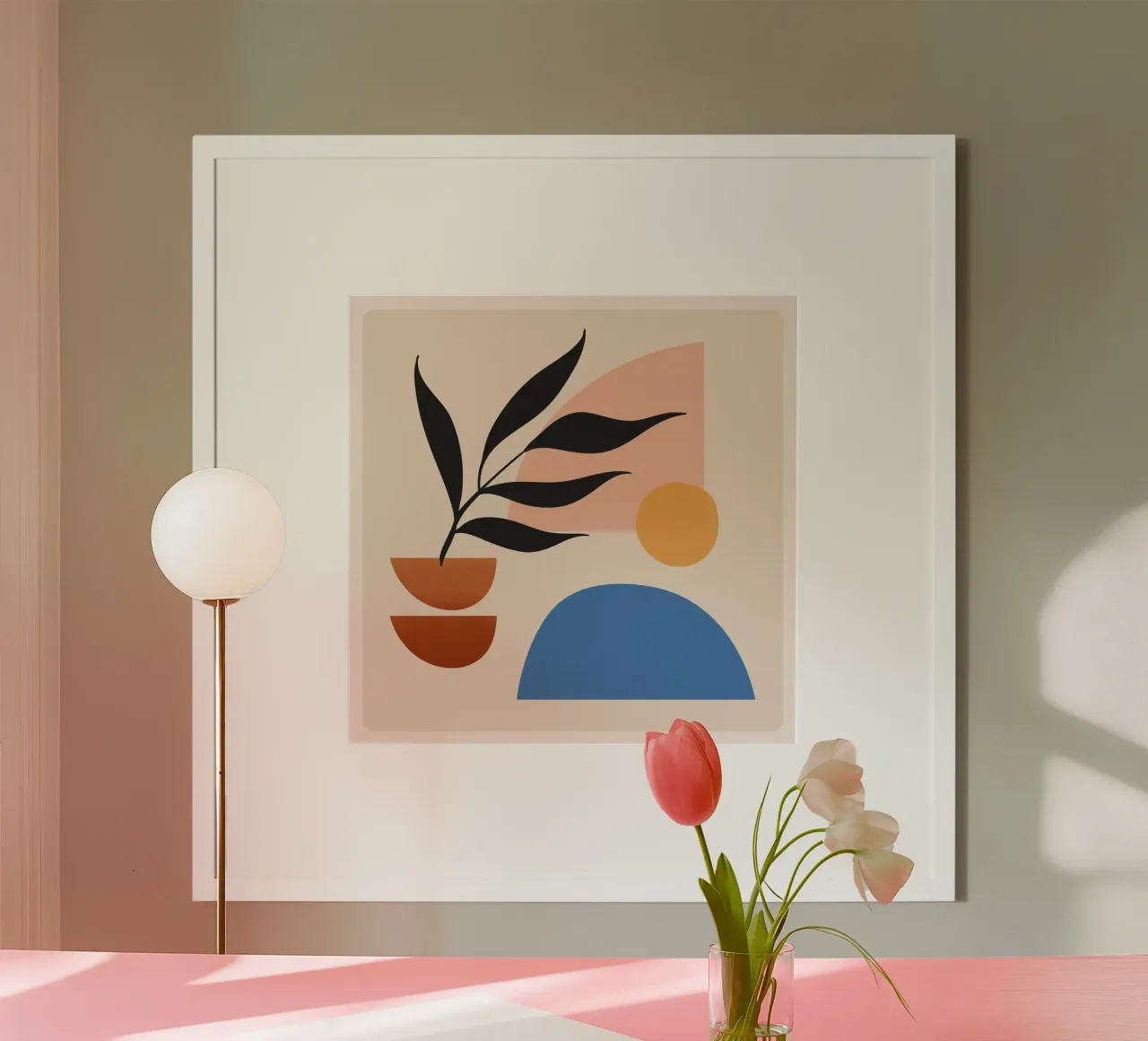 Abstract Minimal Shapes 55 hahnemühle by ThingDesign