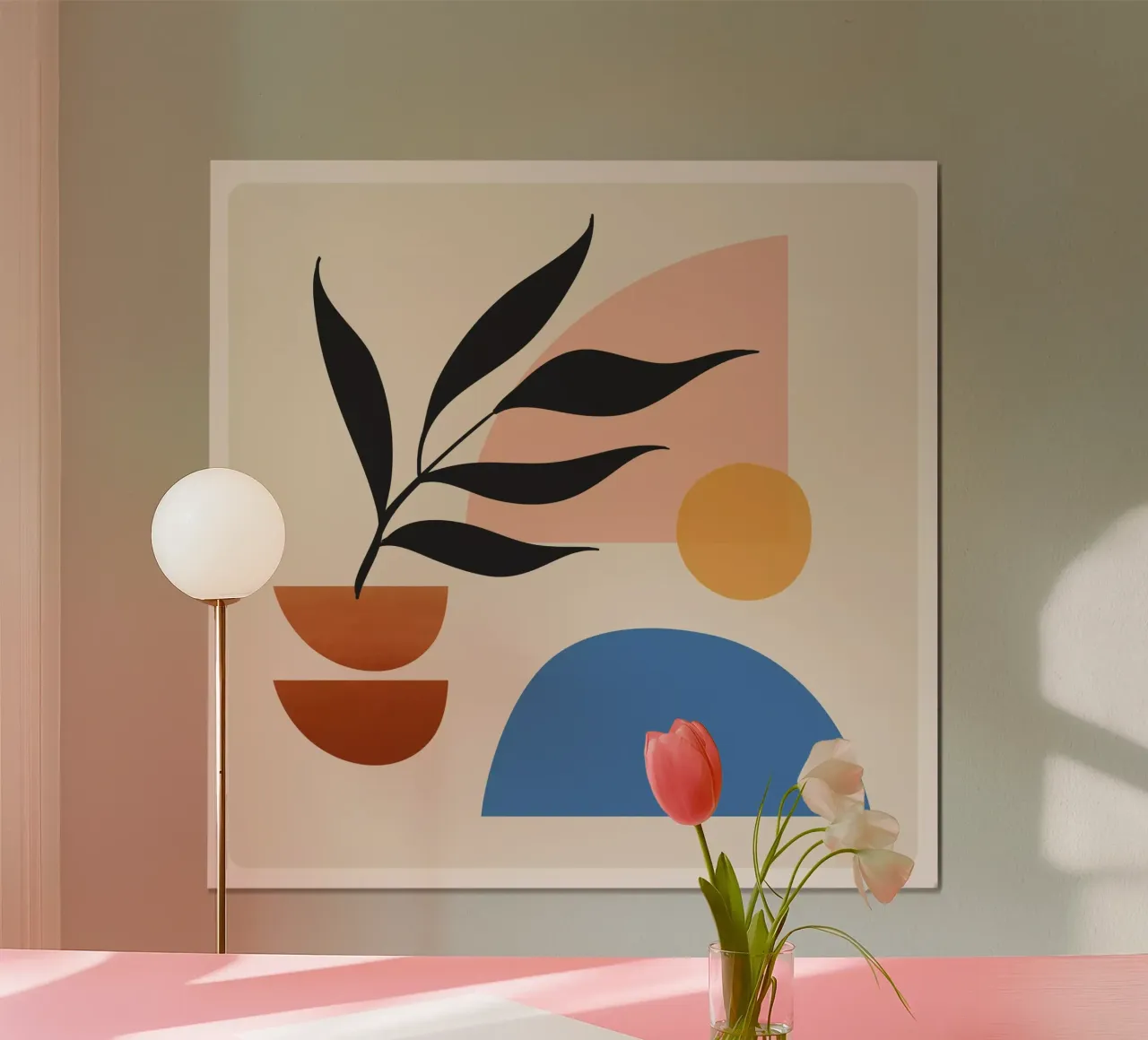 Abstract Minimal Shapes 55 hahnemühle by ThingDesign