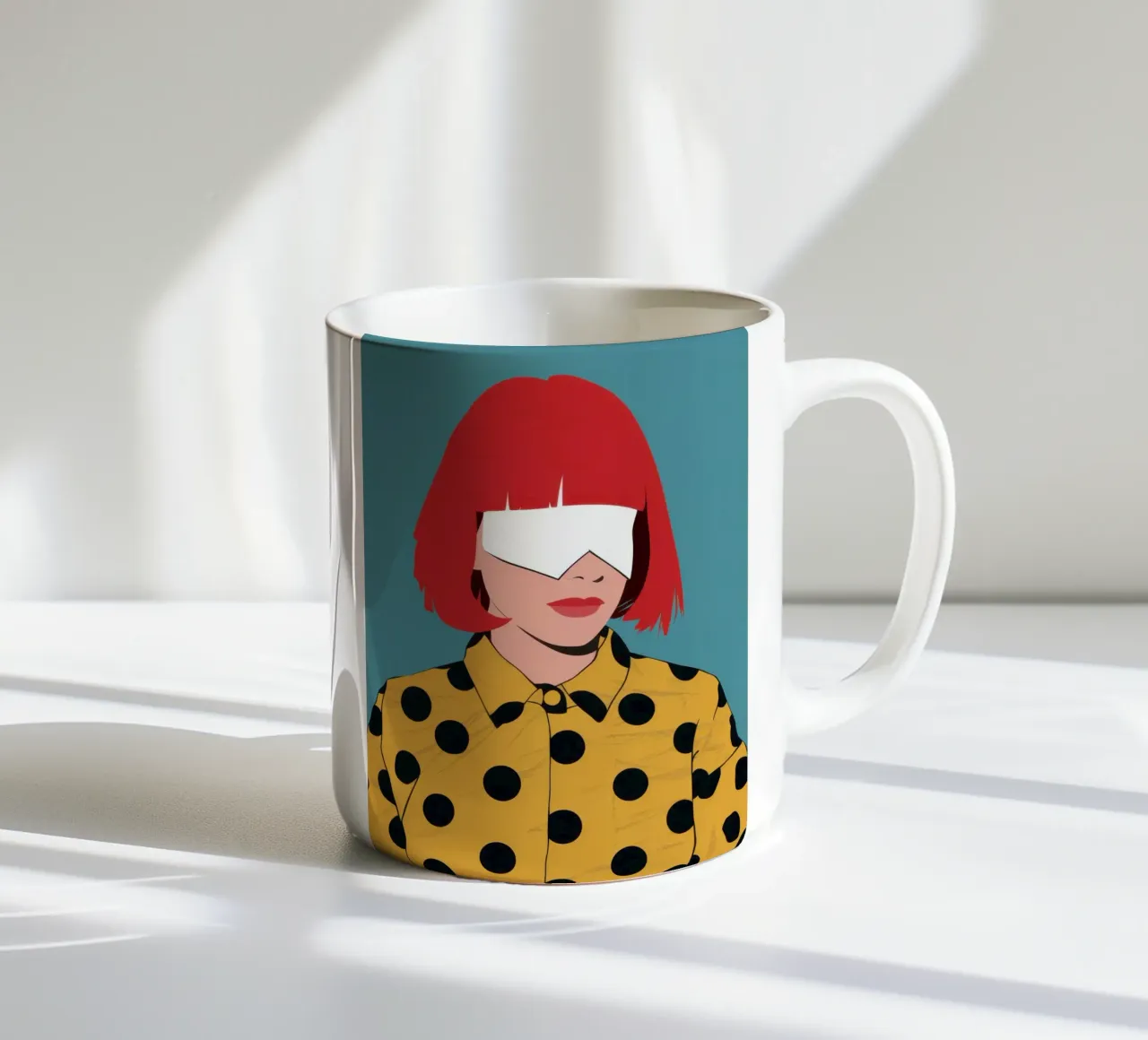 Enigma a pois tazza in ceramica da Scaller Stars