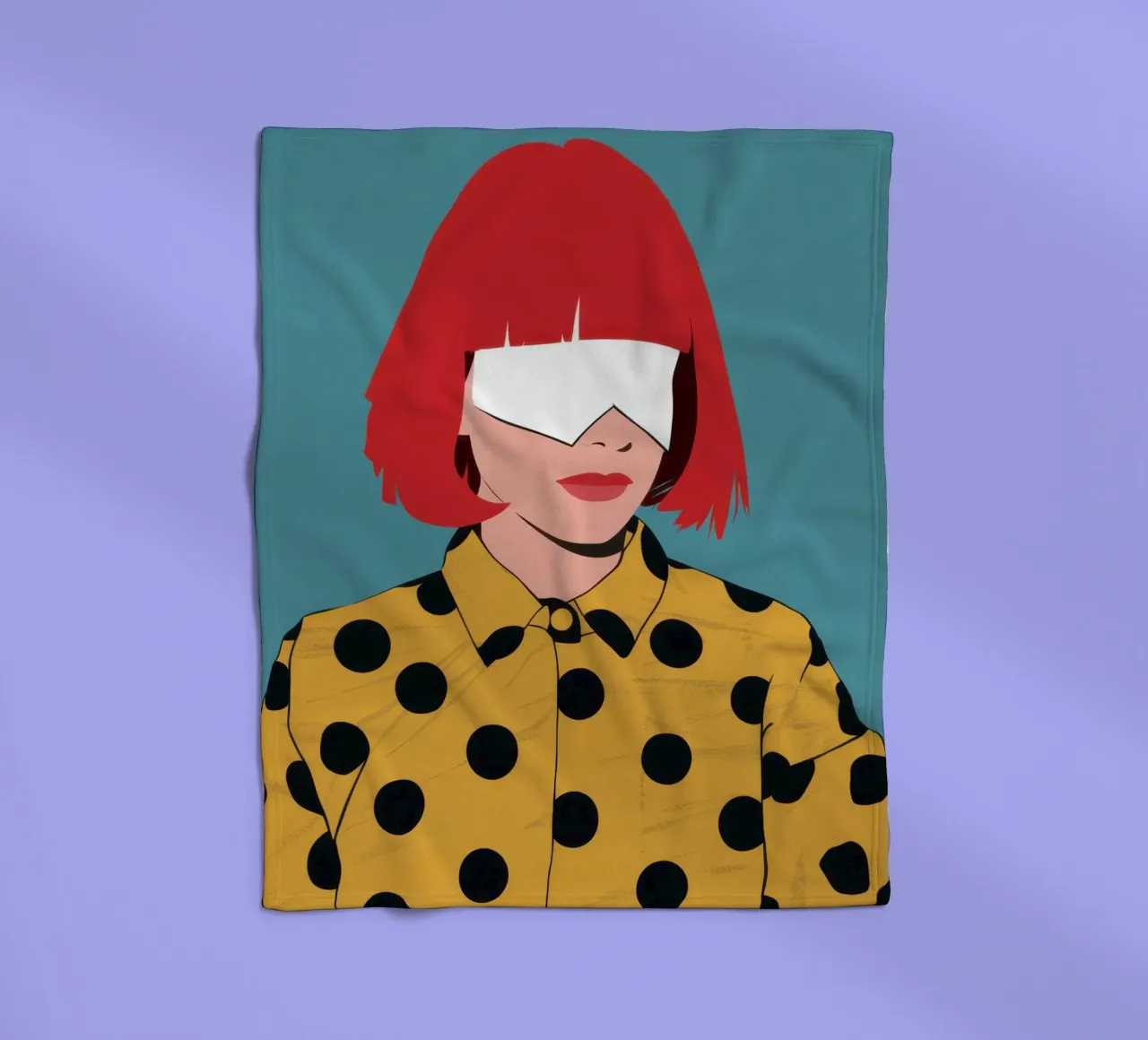 Enigma a pois coperta in pile da Scaller Stars