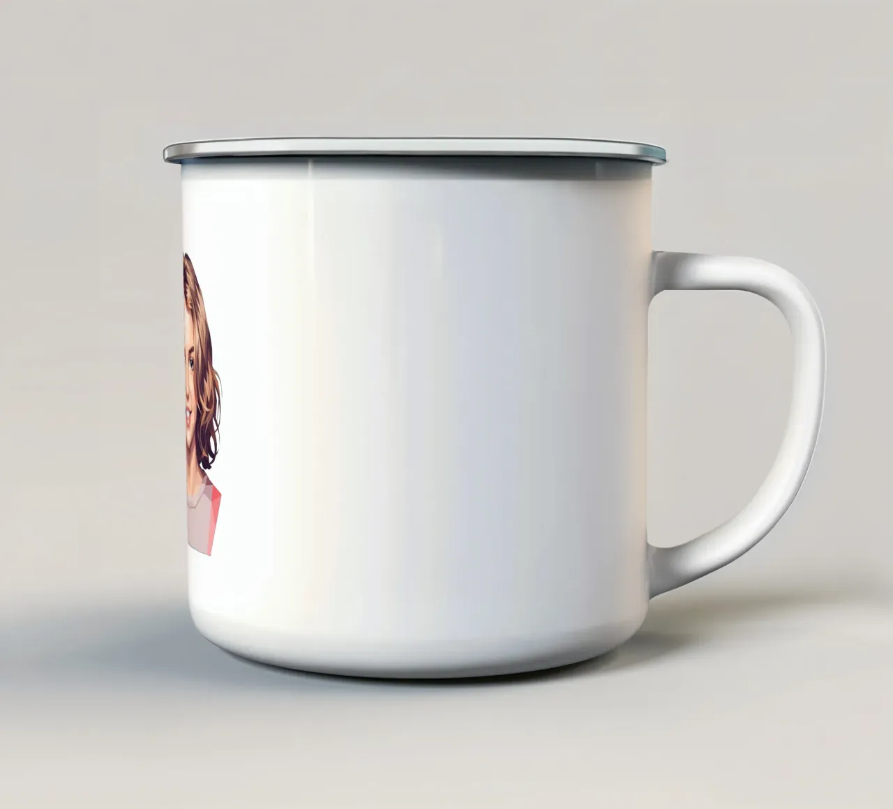 Britney Spears Lowpoly tazza in smalto da Low Profile