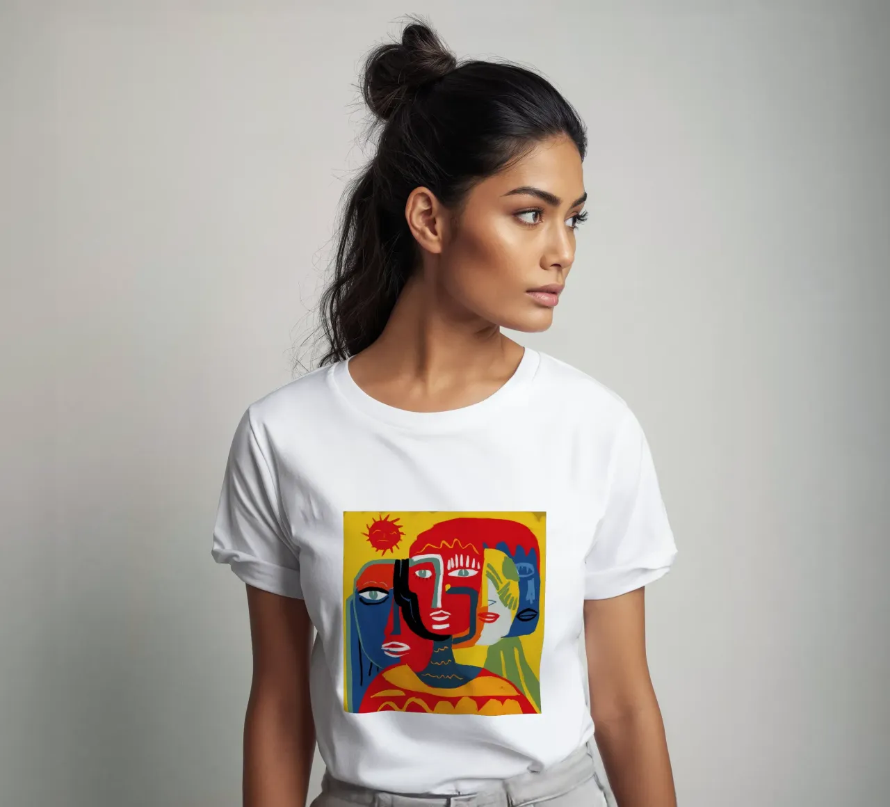 Trinità umana primordiale t-shirt da Nova Glaze