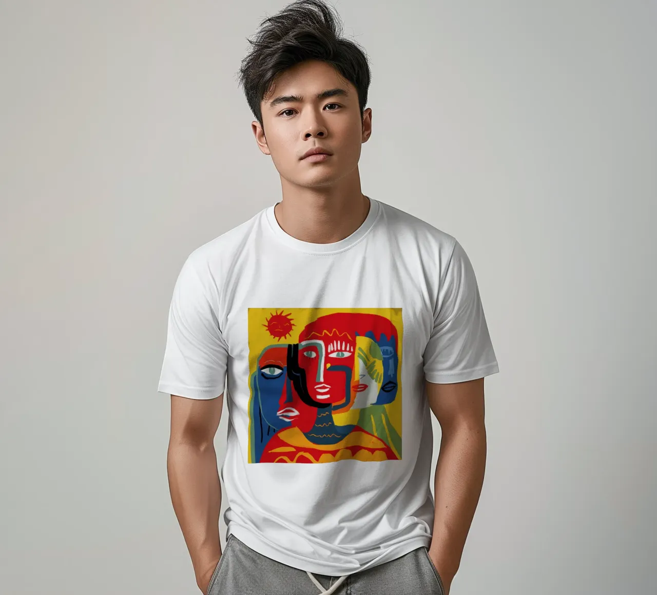 Trinità umana primordiale t-shirt da Nova Glaze