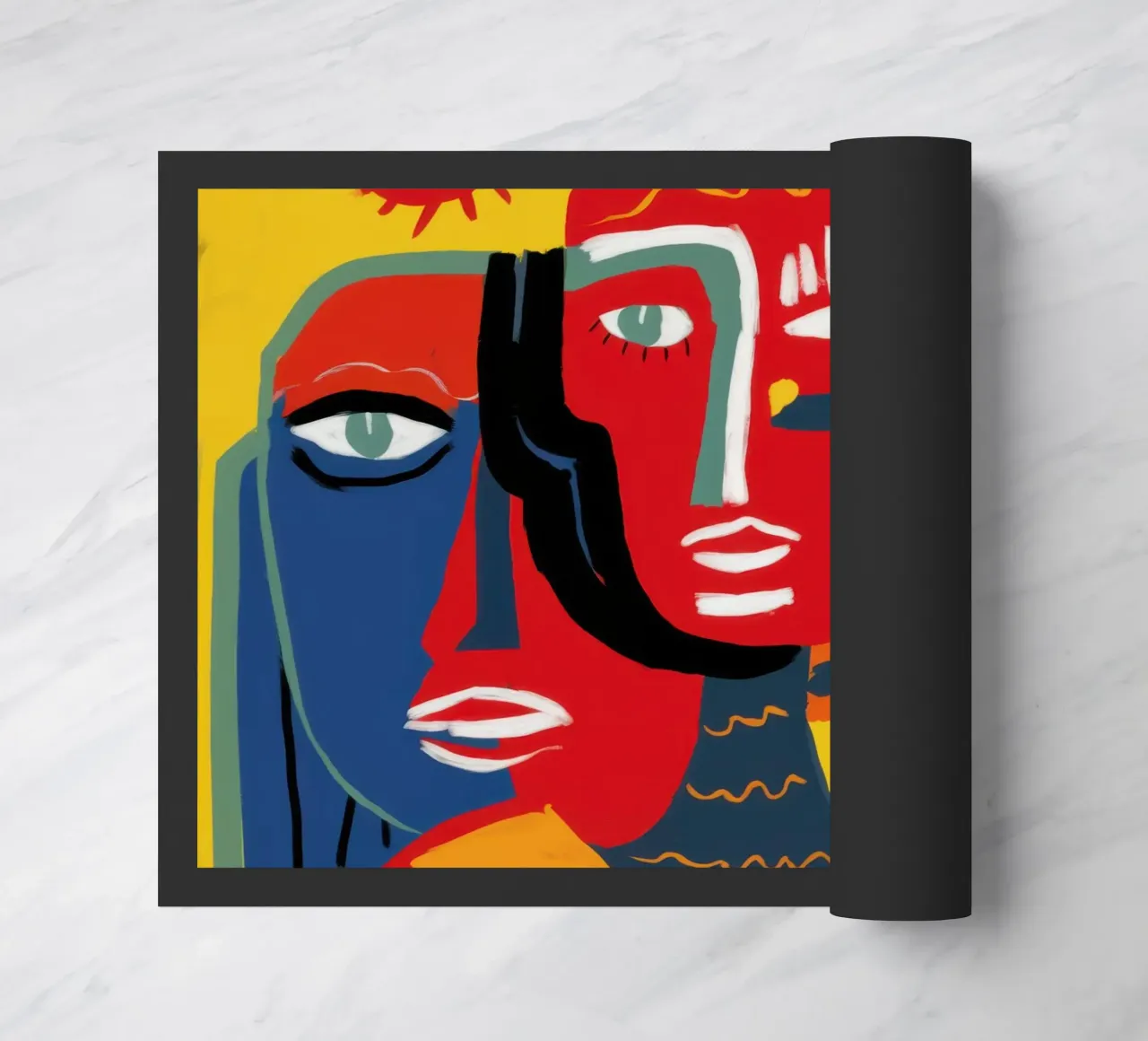 Trinità umana primordiale zerbino da Nova Glaze