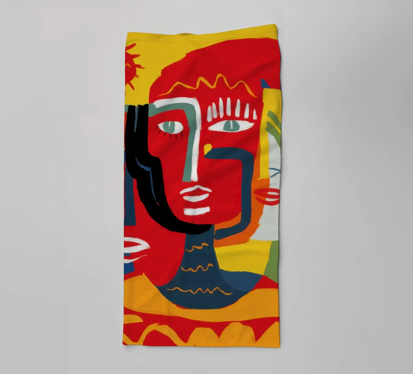 Primal Human Trinity towel by Nova Glaze