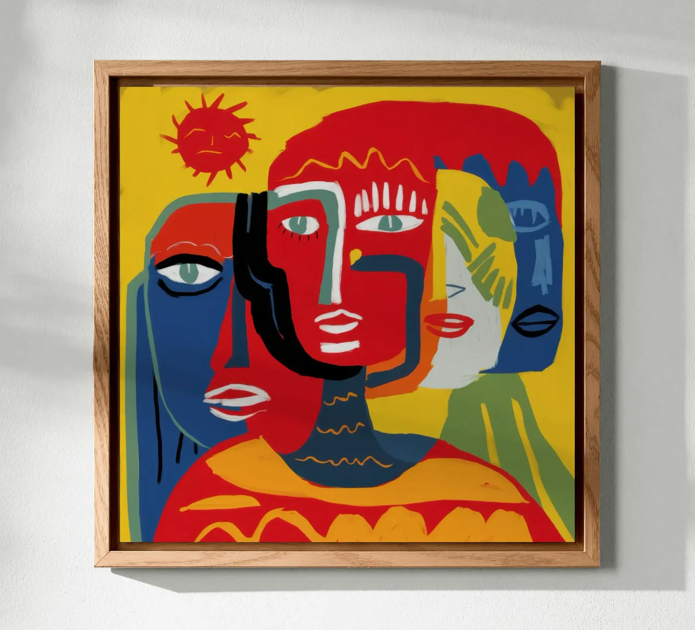 Trinità umana primordiale pannello forex da Nova Glaze