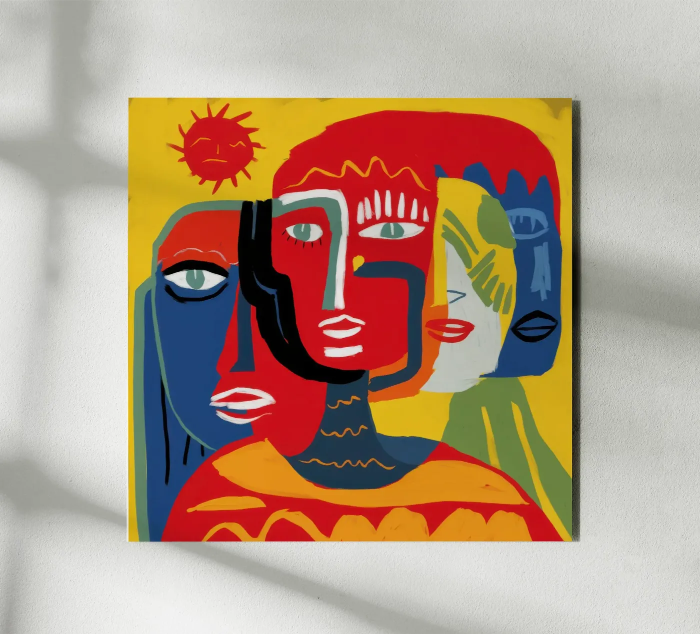 Trinità umana primordiale pannello forex da Nova Glaze