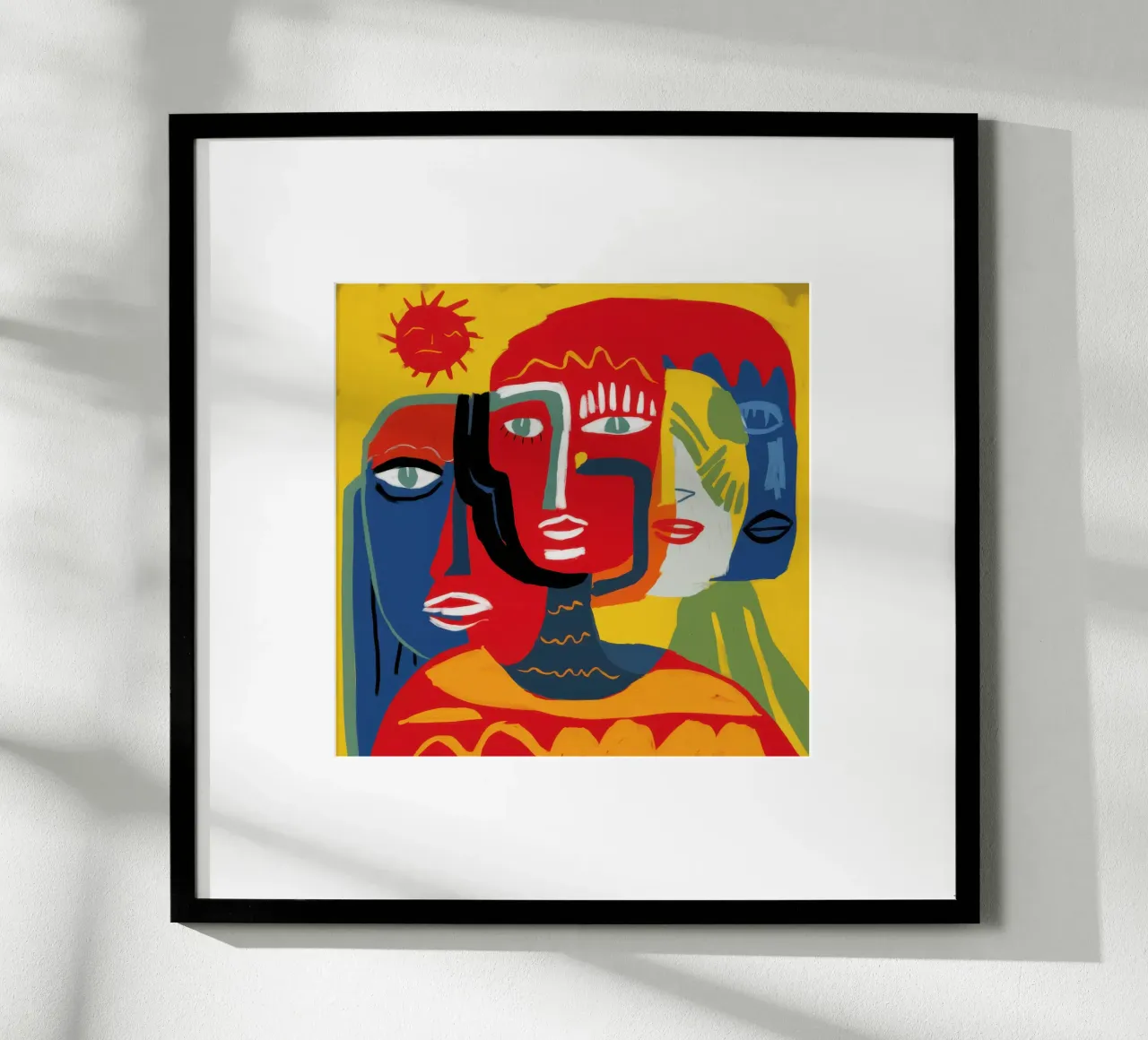 Trinità umana primordiale poster da Nova Glaze