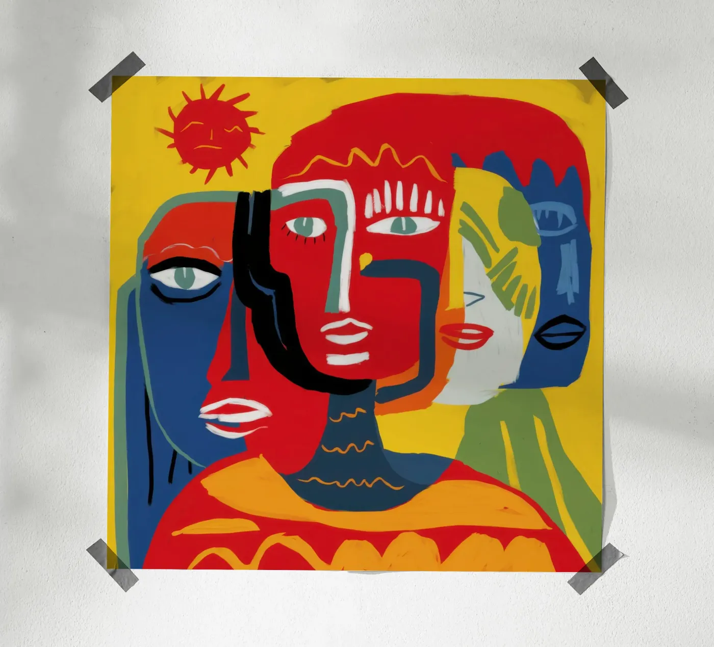 Primal Human Trinity poster de Nova Glaze