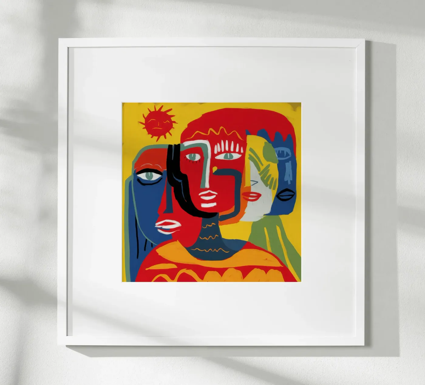 Oermenselijke drie-eenheid poster van Nova Glaze