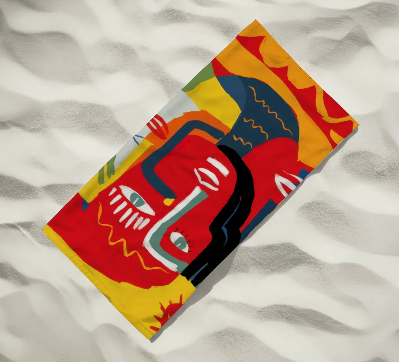 Trinità umana primordiale telo mare da Nova Glaze