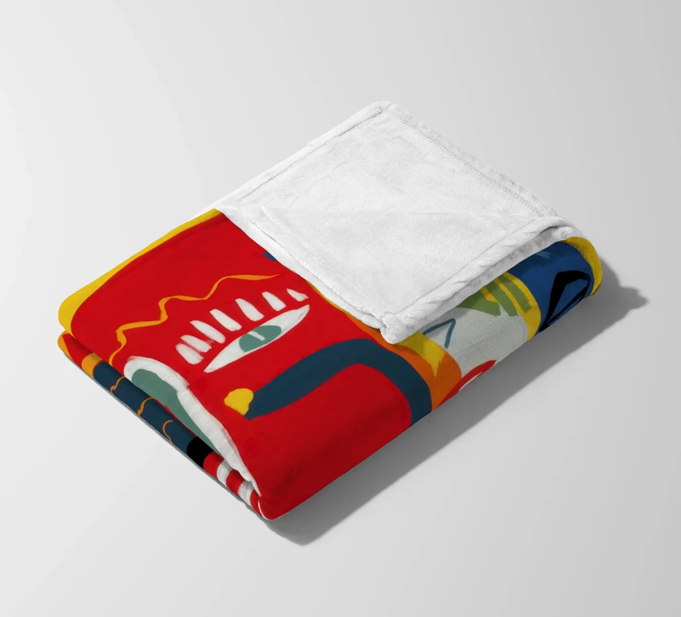 Primal Human Trinity fleece blanket by Nova Glaze