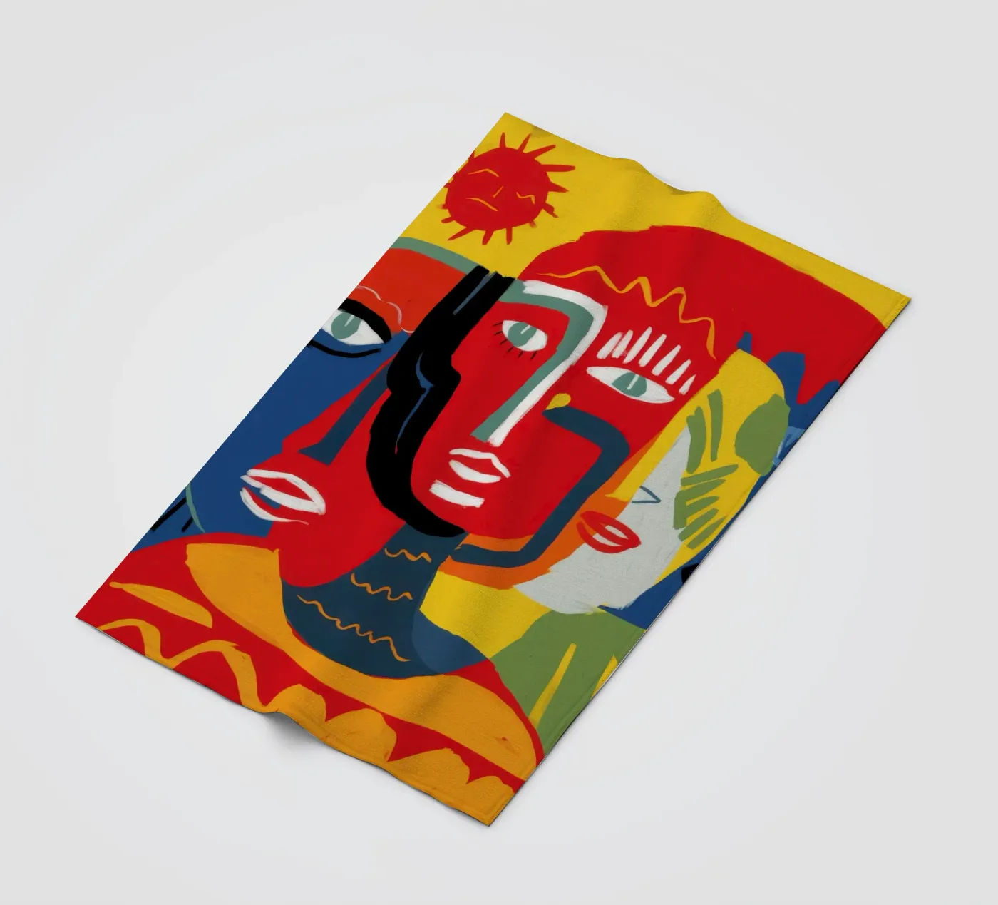 Primal Human Trinity fleece blanket by Nova Glaze