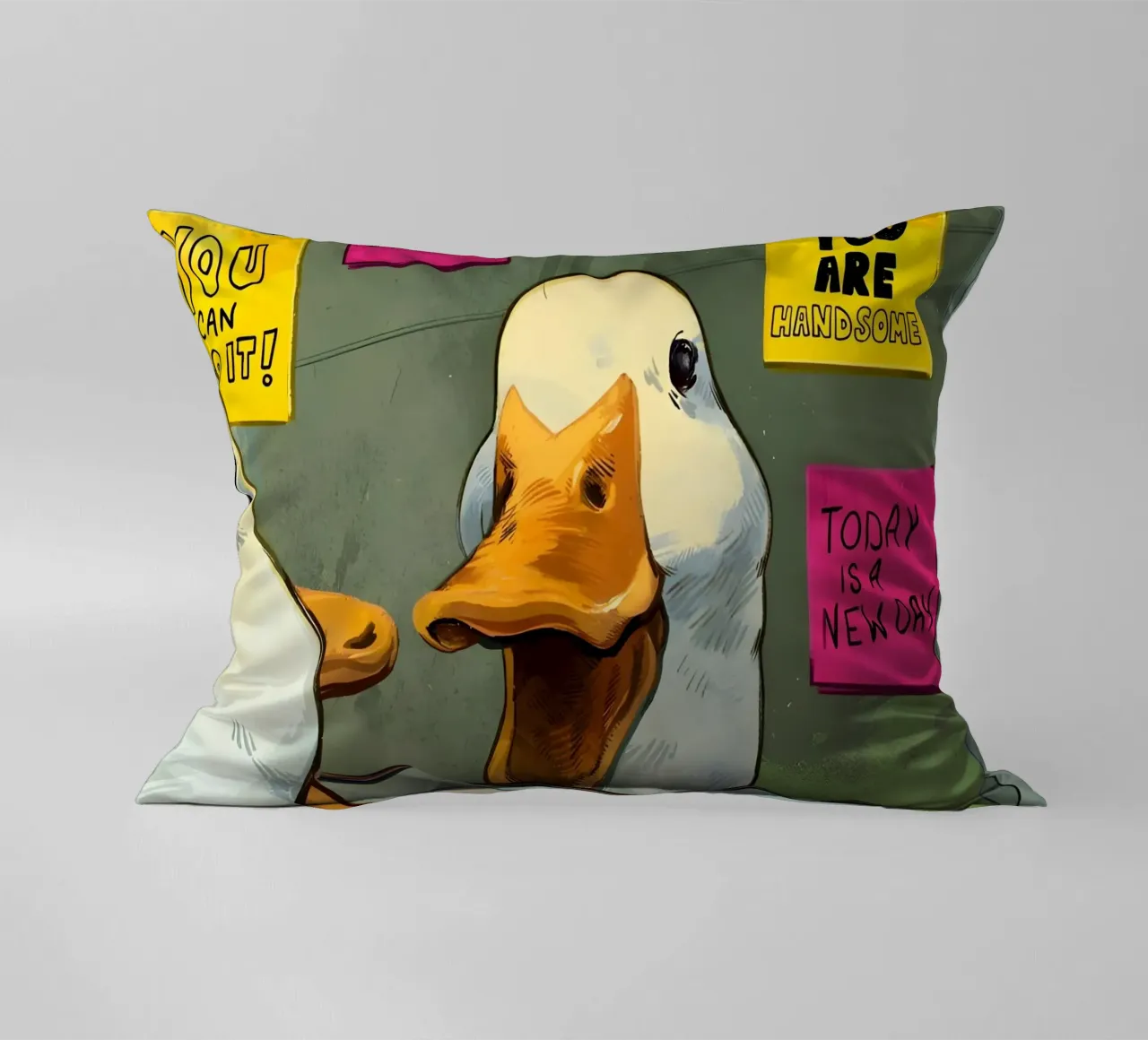 "BE YOUR BEST SELF!" cuscino da Type & Tape