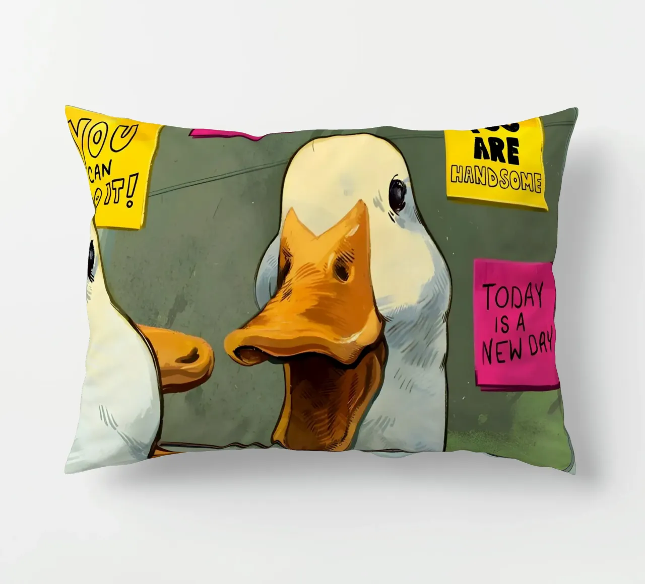 "BE YOUR BEST SELF!" cuscino da Type & Tape