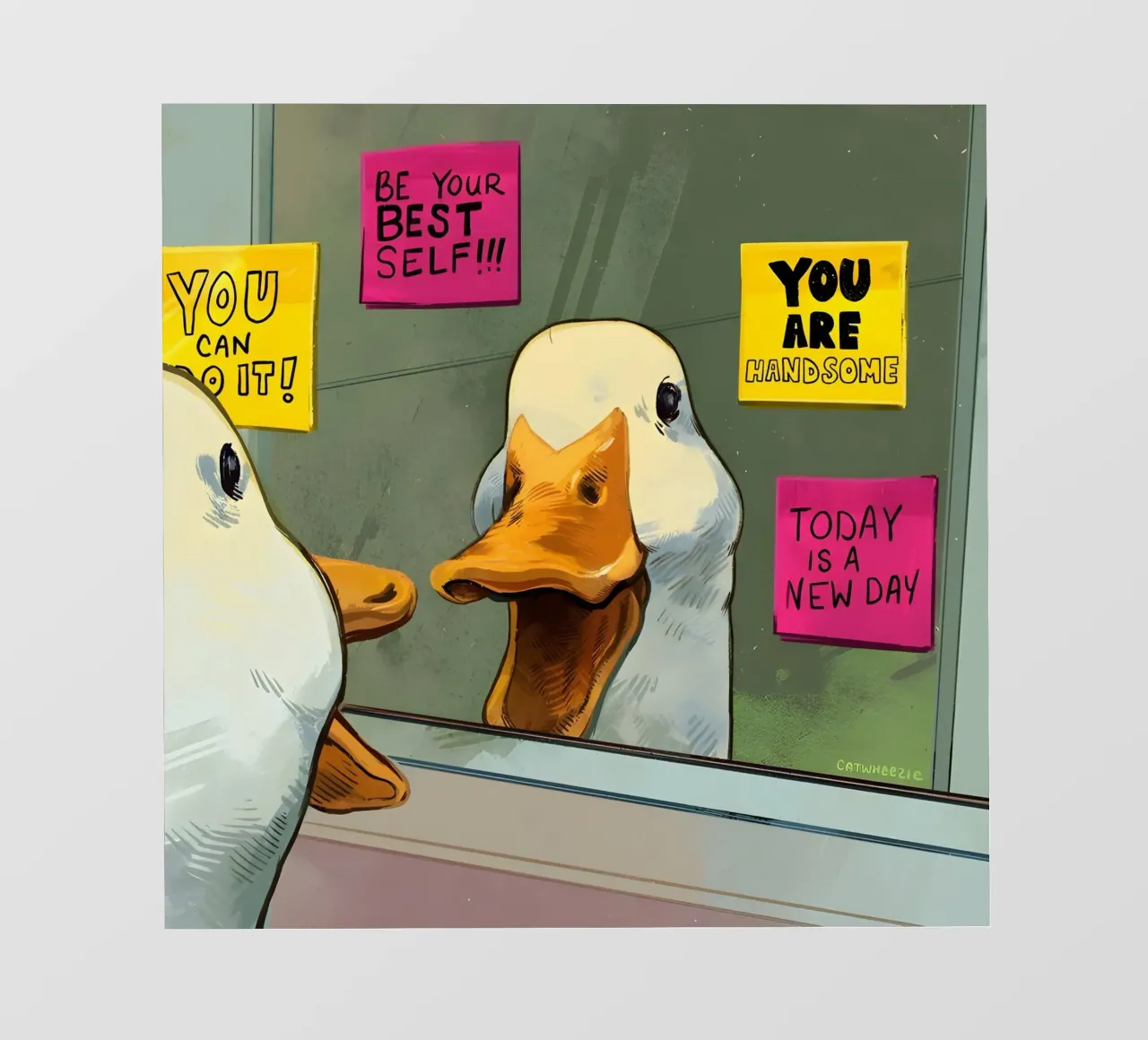 "BE YOUR BEST SELF!" telo in pvc da Type & Tape