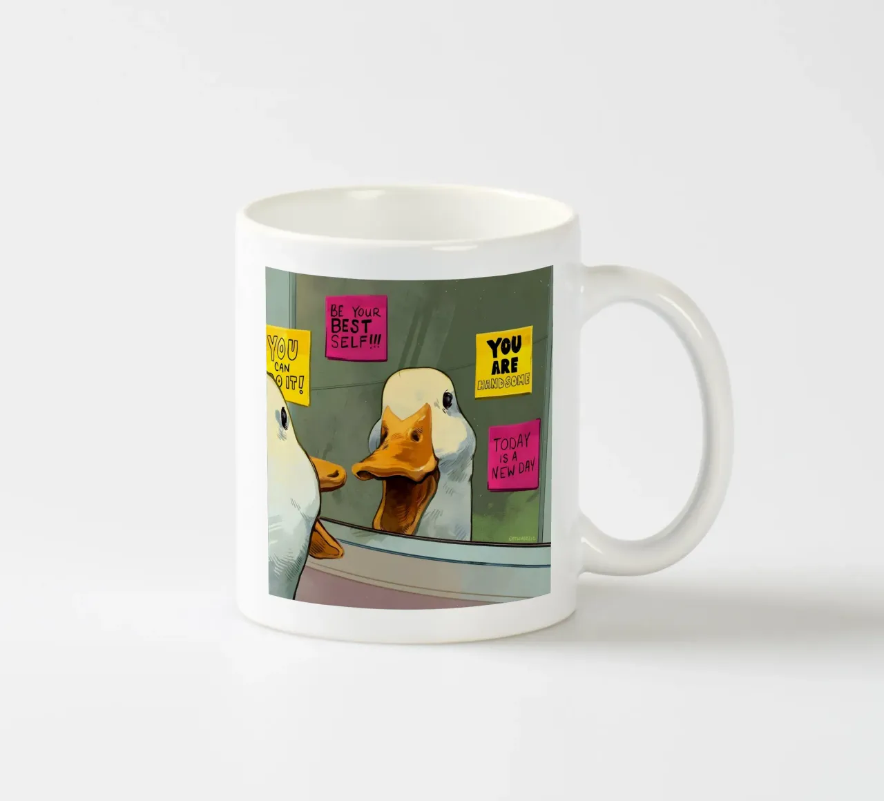 "BE YOUR BEST SELF!" tazza in ceramica da Type & Tape