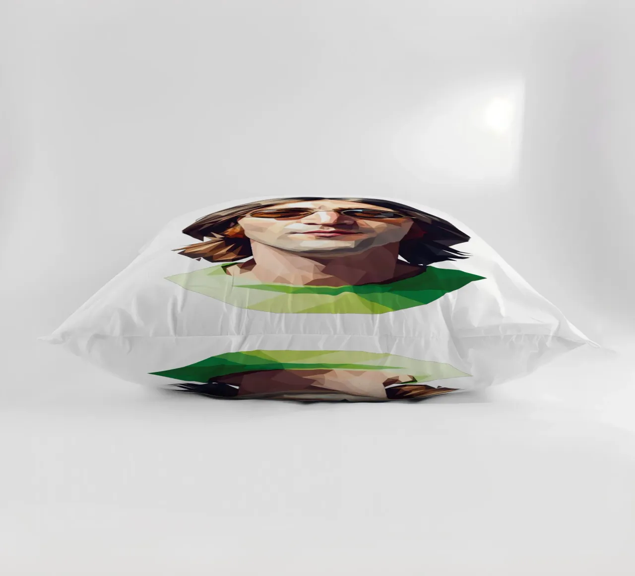 John Lennon Low poly cuscino da Low Profile