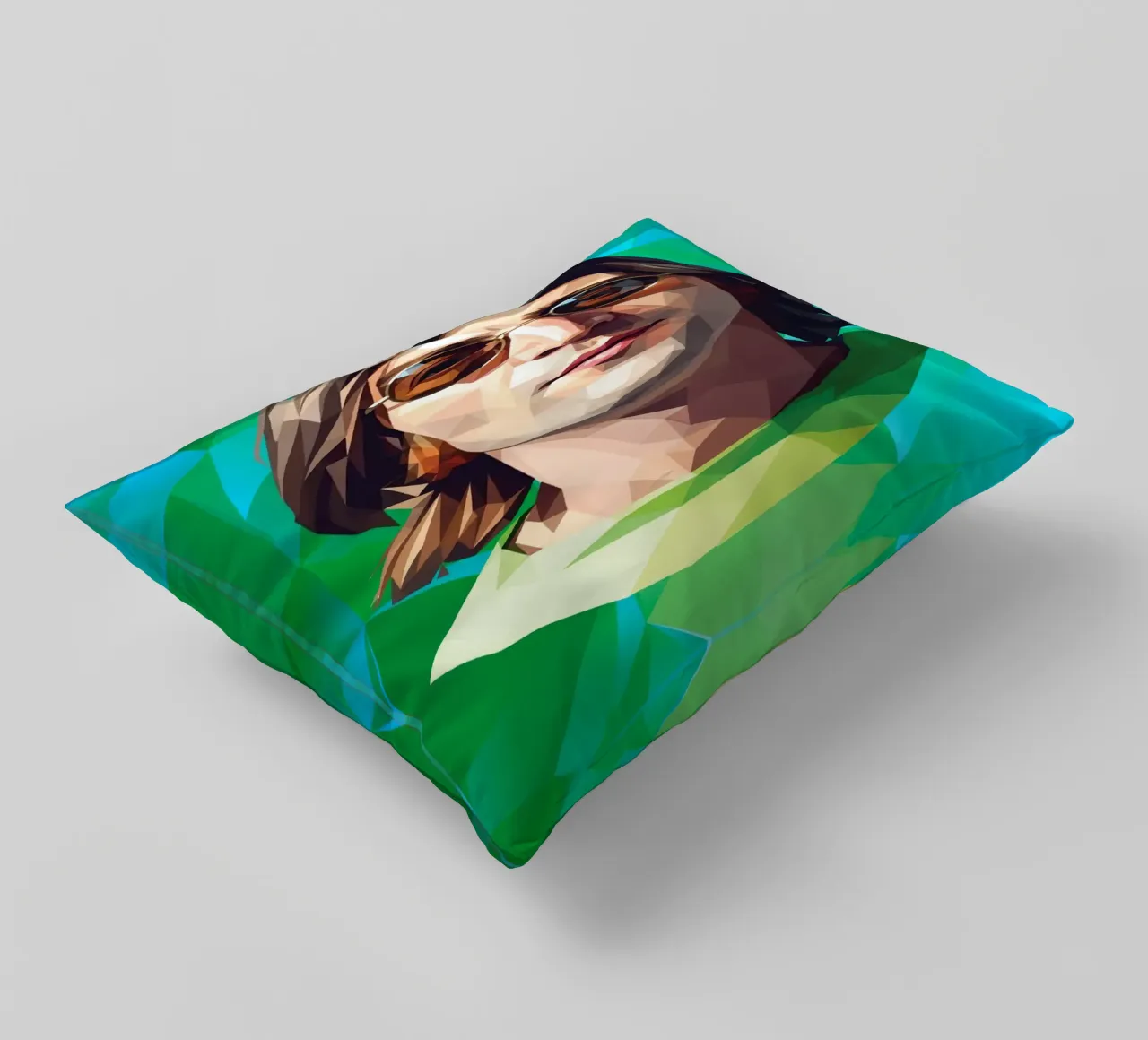 John Lennon Low poly cuscino da Low Profile