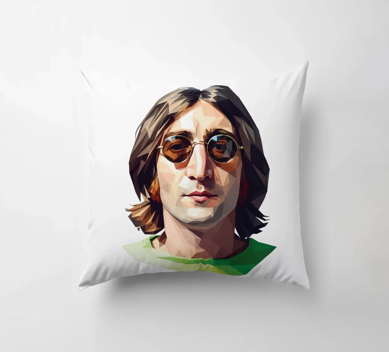 John Lennon Low poly cuscino da Low Profile