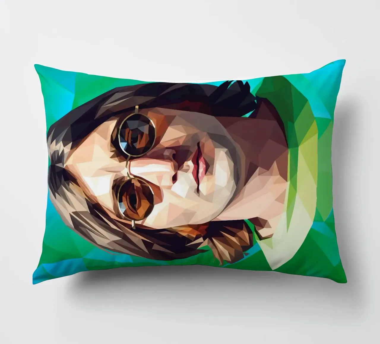 John Lennon Low poly cuscino da Low Profile