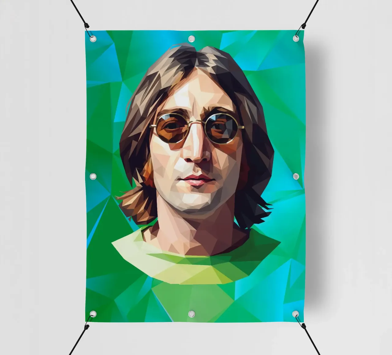 John Lennon Low poly telo in pvc da Low Profile