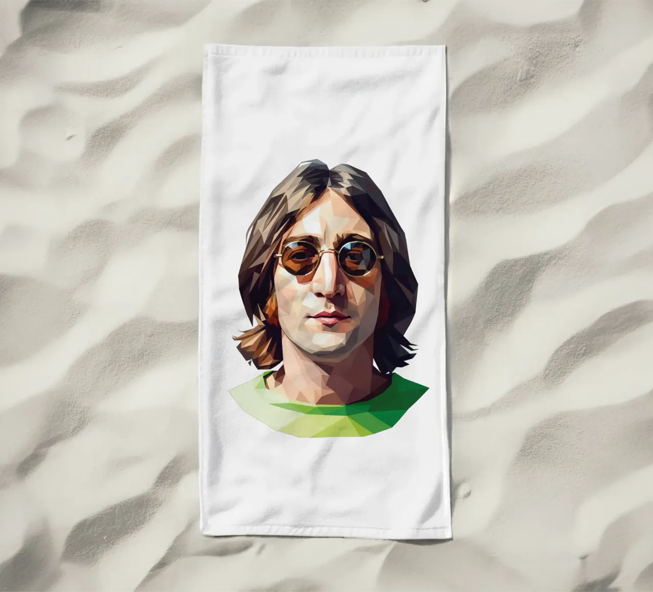 John Lennon Low poly telo mare da Low Profile