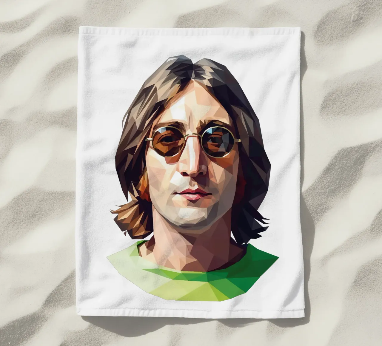 John Lennon Low poly telo mare da Low Profile