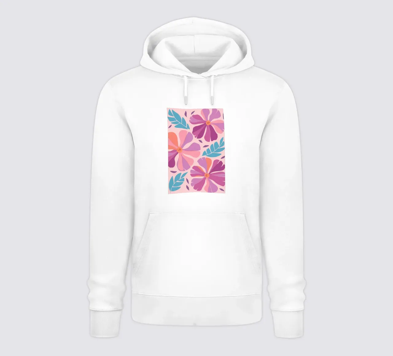 Pastel Petal Pattern felpa con cappuccio da Nova Glaze