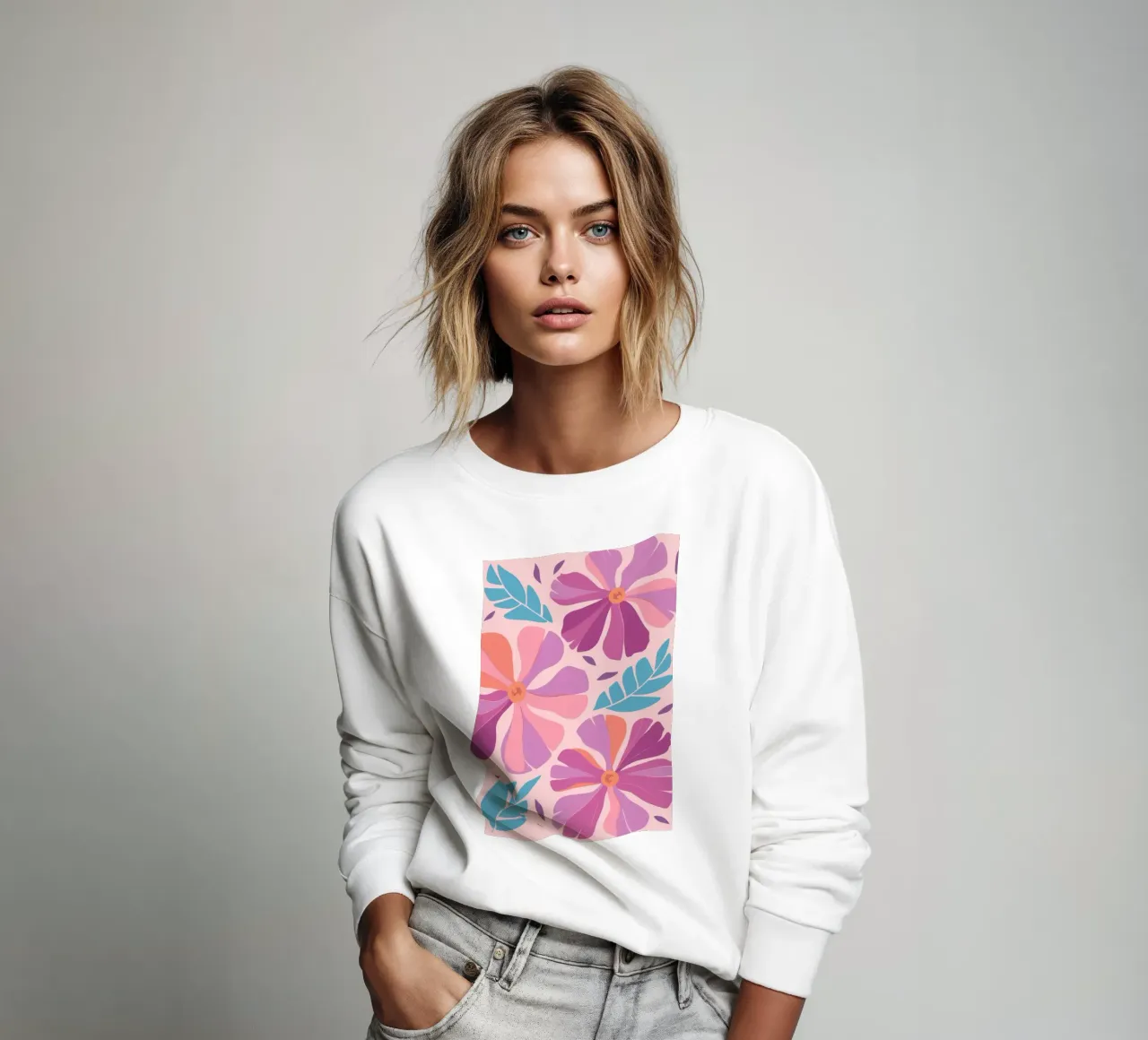 Pastel Petal Pattern felpa da Nova Glaze