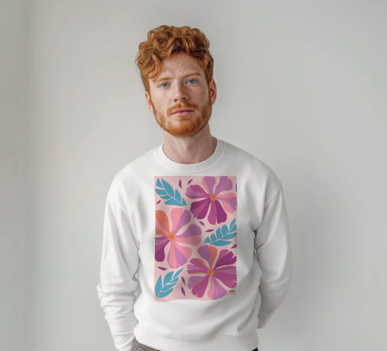 Pastel Petal Pattern felpa da Nova Glaze