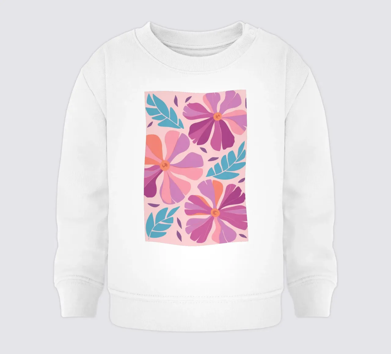 Pastel Petal Pattern felpa neonato da Nova Glaze