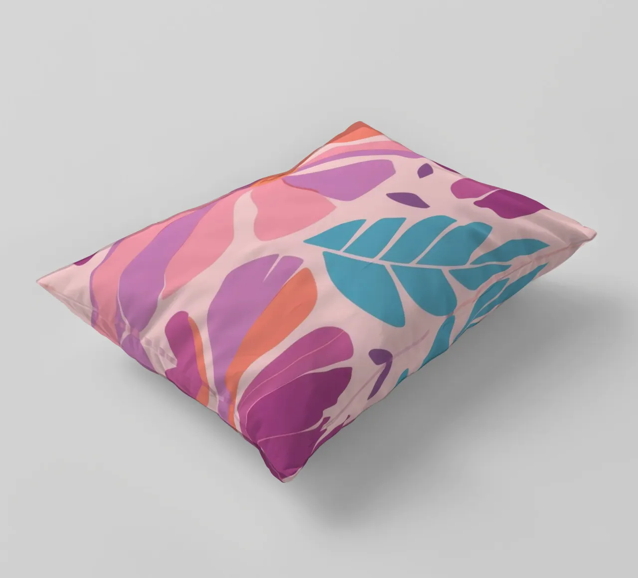 Pastel Petal Pattern cuscino da Nova Glaze
