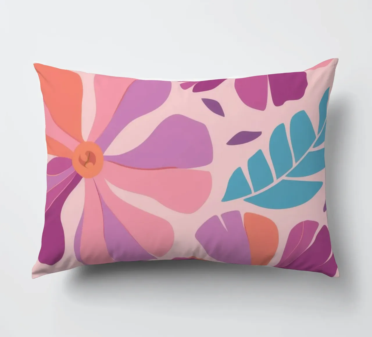 Pastel Petal Pattern cuscino da Nova Glaze
