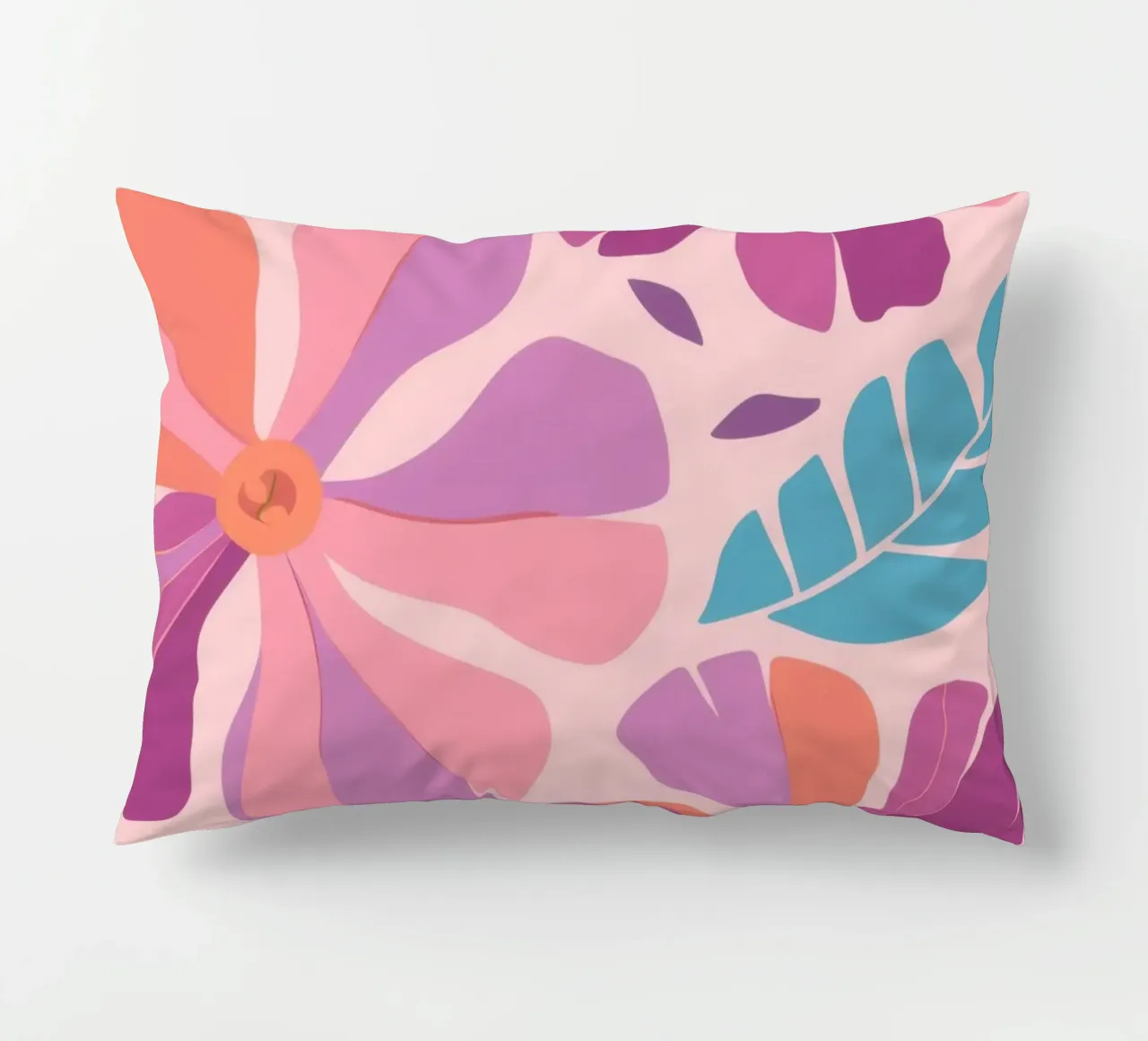 Pastel Petal Pattern cuscino da Nova Glaze