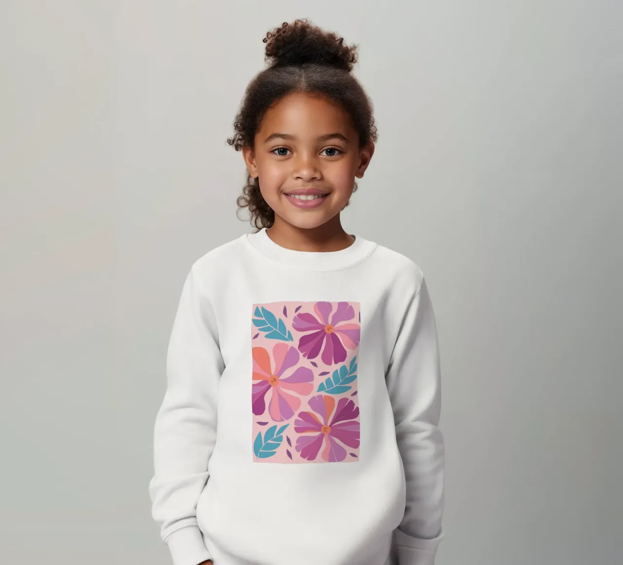 Pastel Petal Pattern felpa bambino da Nova Glaze