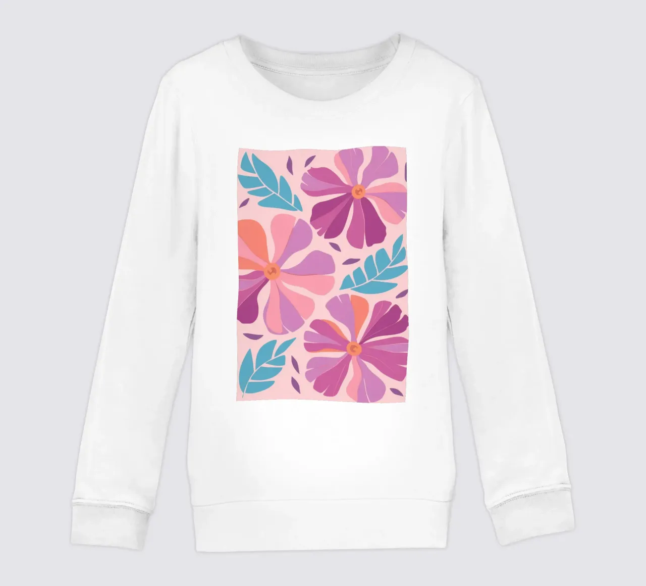 Pastel Petal Pattern felpa bambino da Nova Glaze